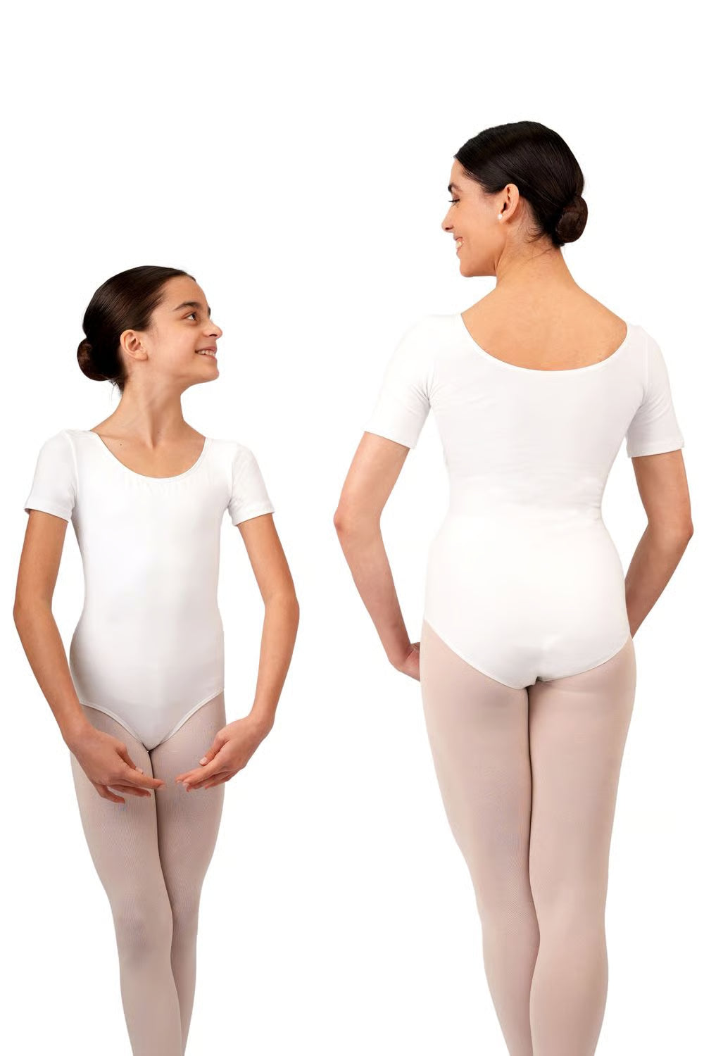 Rumpf Kurzarm Balletttrikot Damen/Kinder