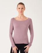 Temps Danse Bambusshirt mit Ballett-Ausschnitt - BALTIK