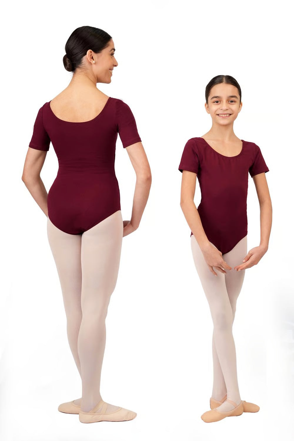Rumpf Kurzarm Balletttrikot Damen/Kinder